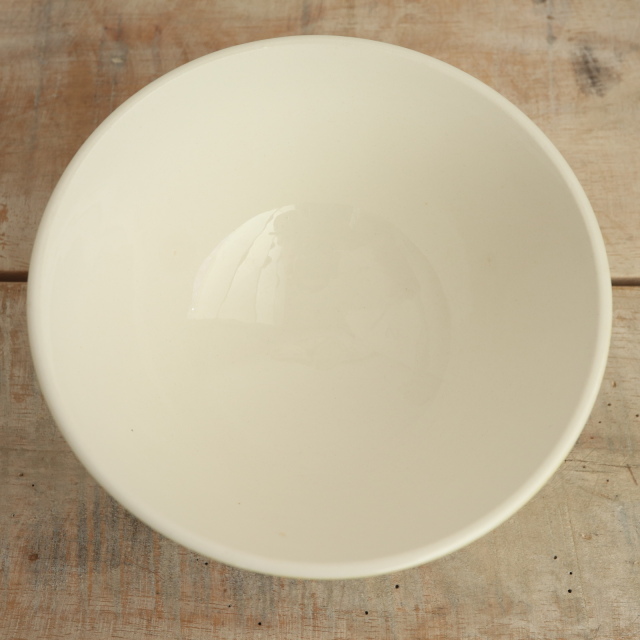 アンティーク カフェオレボウル 黄色 ドット 水玉 フランス ディゴワン&サルグミンヌ製 DIGOIN & SARREGUEMINES