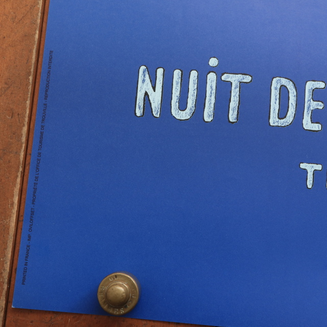 サヴィニャック 綱渡りの夜 ビンテージ ポスター Savignac NUIT DES FUNAMBULES TROUVILLE