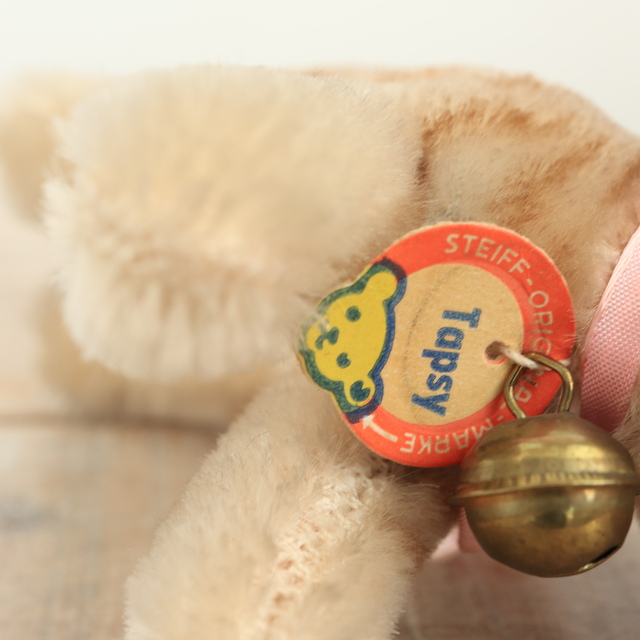 アンティーク シュタイフ ネコ Steiff Tapsy 8cm