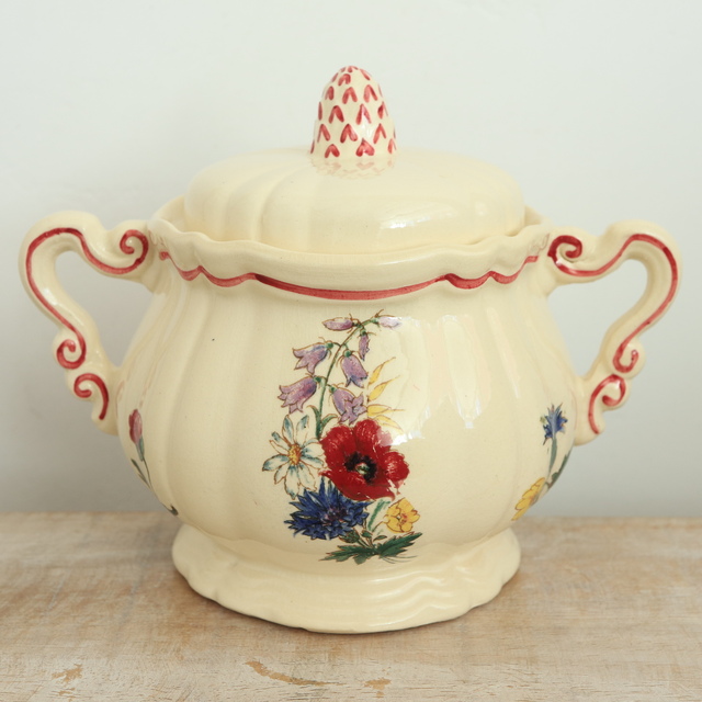 アンティーク シュクリエ アグレスト フランス サルグミンヌ製 Agreste Digoin SARREGUEMINES