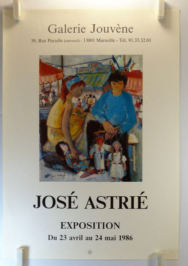 JOSE ASTRIE ジョゼ・アストリー 油絵 油彩画