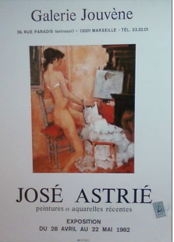 JOSE ASTRIE ジョゼ・アストリー 油絵 油彩画