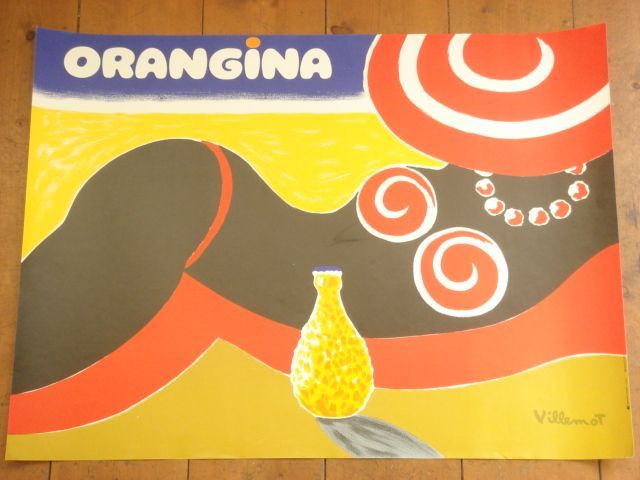 VILLEMOT ORANGINA オランジーナ ポスター