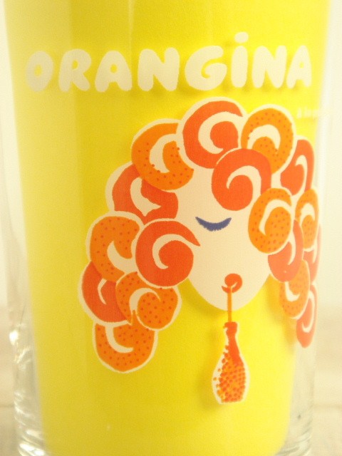 ORANGINA オランジーナ ビンテージグラス VILLEMOT