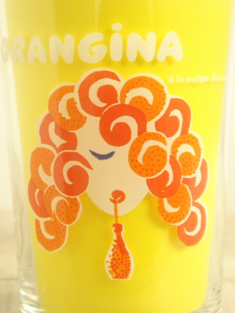 ORANGINA オランジーナ ビンテージグラス VILLEMOT