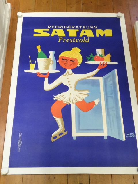 SATAM ビンテージポスター エルベ・モルバン Herve Morvan