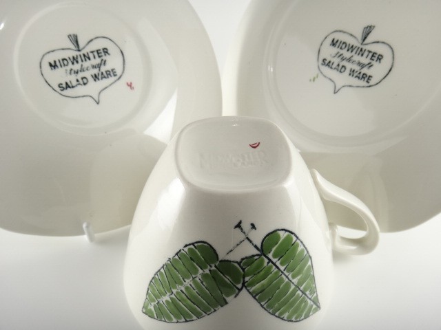 ミッドウィンター サラダウェア ティートリオ テレス・コンラン MIDWINTER salada ware Terence Conran