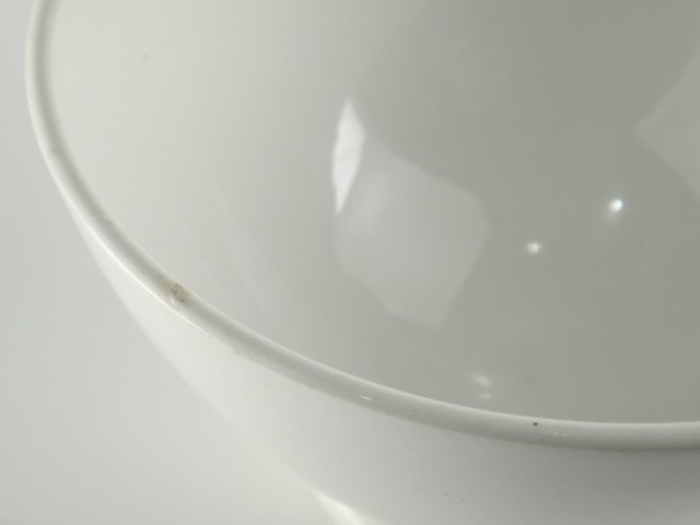 アンティークカフェオレボウル 白 AMANDINOISE製