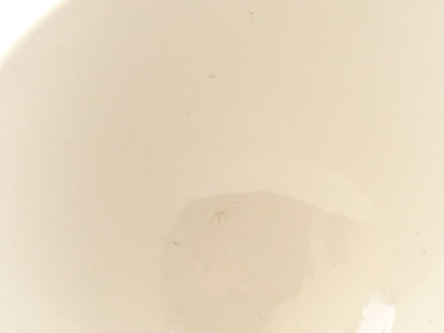 アンティークカフェオレボウル チェリー SARREGUEMINES製
