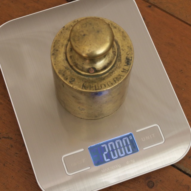 フランス アンティーク 分銅 おもり 2キログラム 2KG