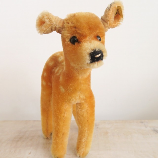 アンティーク シュタイフ シカ Steiff FAWN 17cm