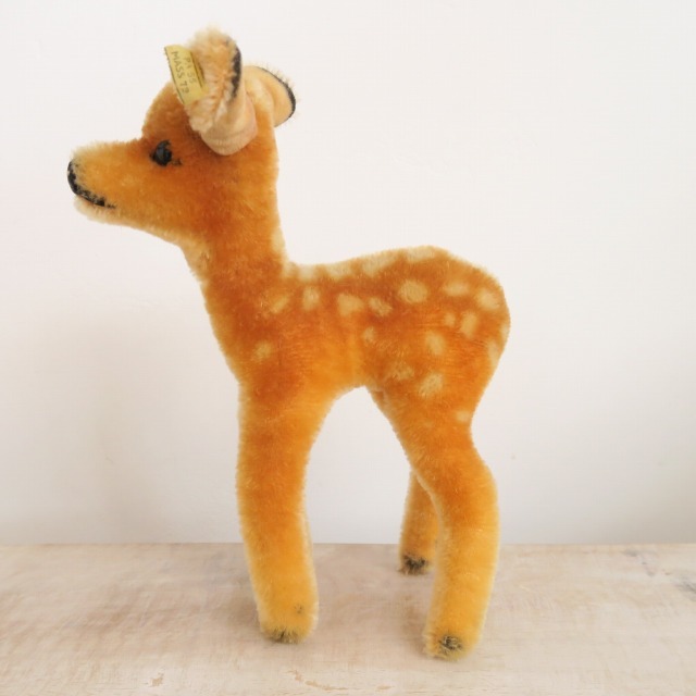 アンティーク シュタイフ シカ Steiff FAWN 17cm
