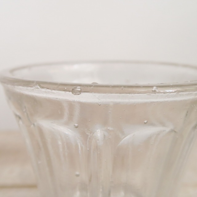 フランスアンティーク ジャムポットH ラスト1点！なみなみとしたガラス