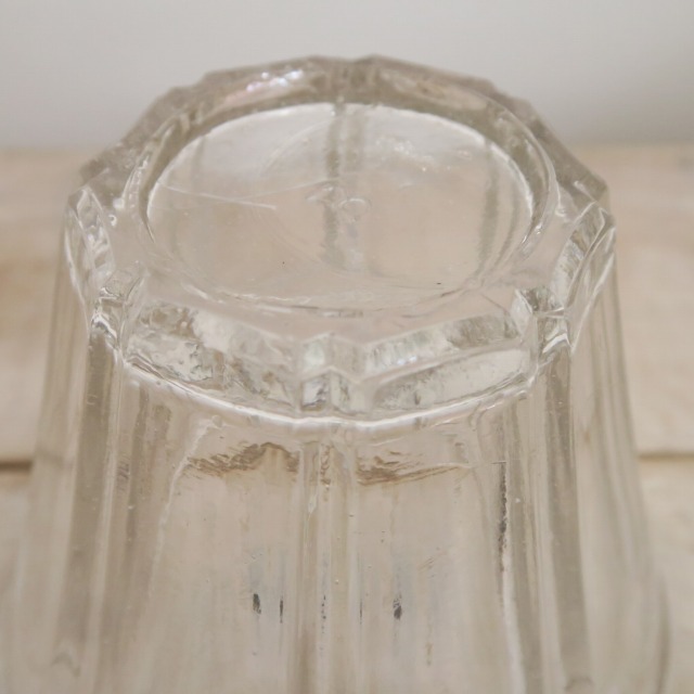 フランス アンティーク ジャムポット ガラス製