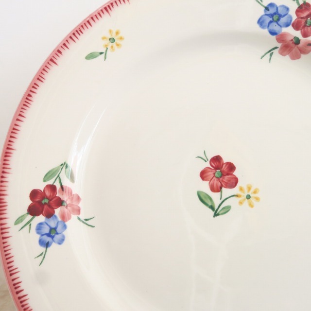 アンティーク皿 FLEURETTES DIGOIN & SARREGUEMINES製