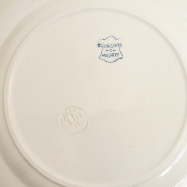アンティークデザート皿 MIGNON LONGWY製
