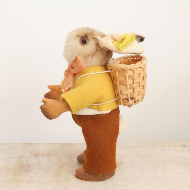 アンティーク シュタイフ ウサギ Steiff Bib 12cm