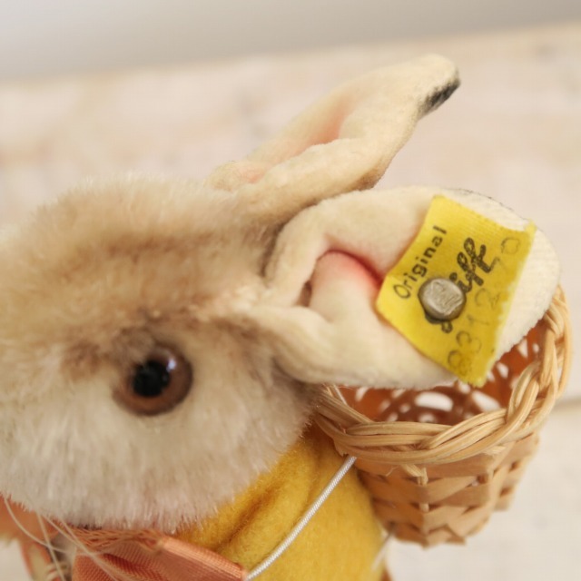 アンティーク シュタイフ ウサギ Steiff Bib 12cm