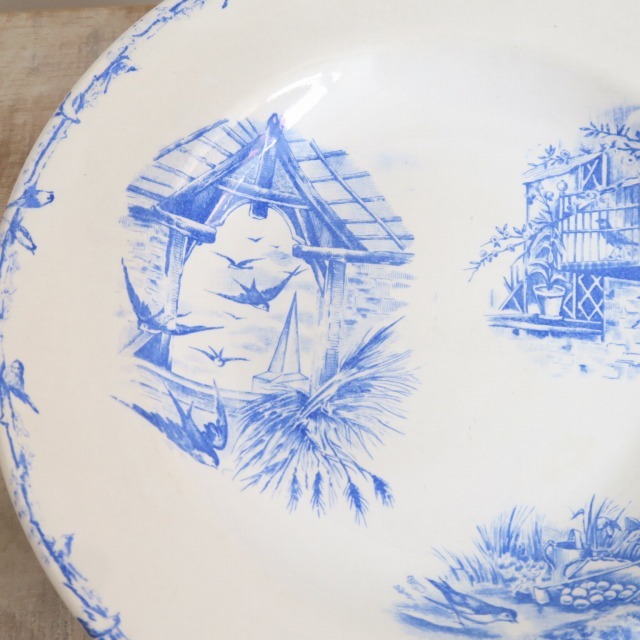 アンティーク深皿 NOUVEAU DEPOT CHOISY LE ROI製