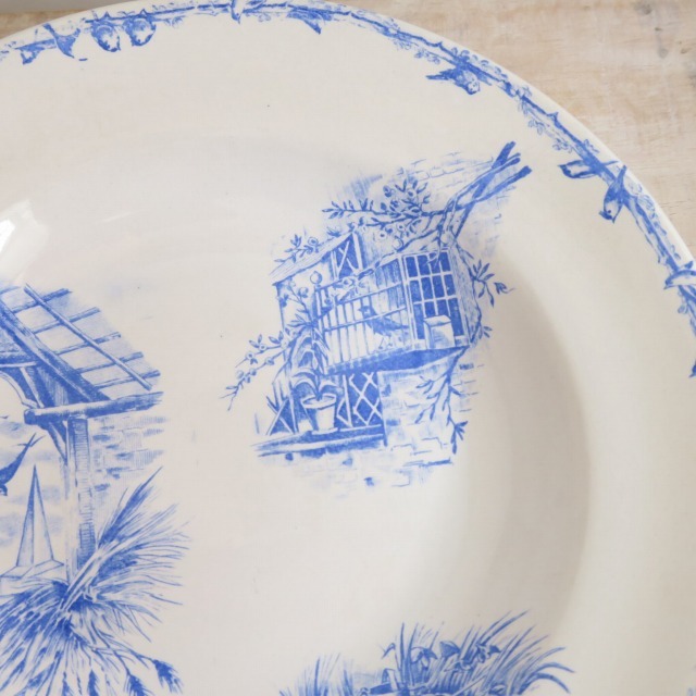 アンティーク深皿 NOUVEAU DEPOT CHOISY LE ROI製