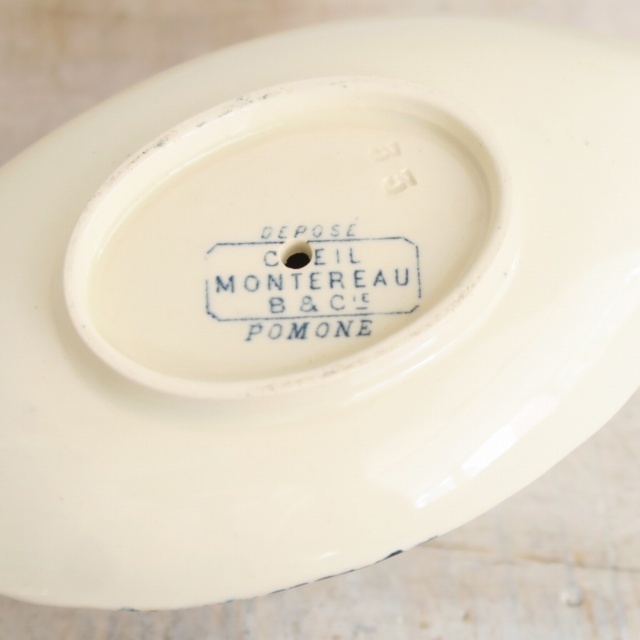 クレイユモントロー製 アンティーク ムータルディエ POMONE Creil Montereau
