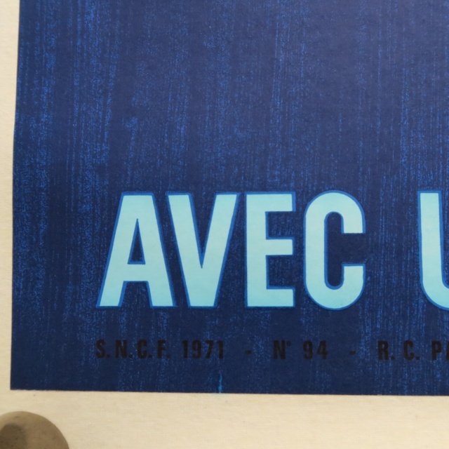 サヴィニャック フランス国鉄 マダム ヴィンテージポスター Savignac SNCF