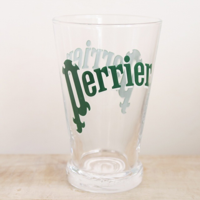 フランスアンティークPerrier ペリエ グラス　3セット　ヴィンテージ フランスアンティークPerrier ペリエ グラス 3セット