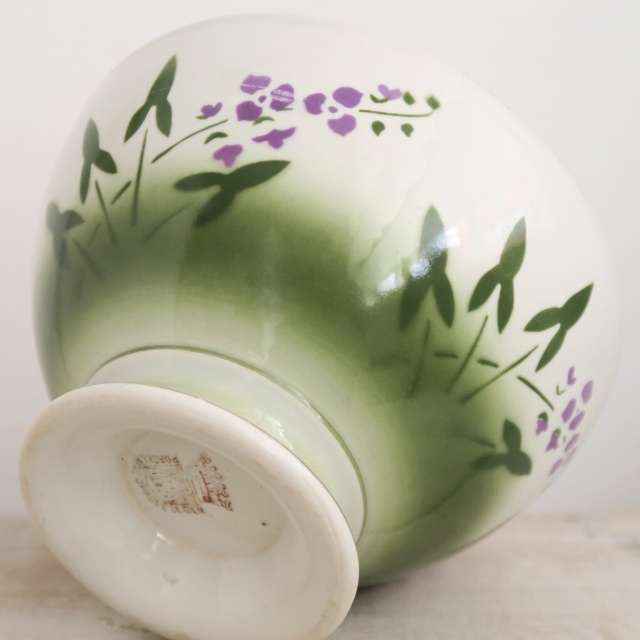 アンティーク カフェオレボウル クワイ ジアン製 GIEN