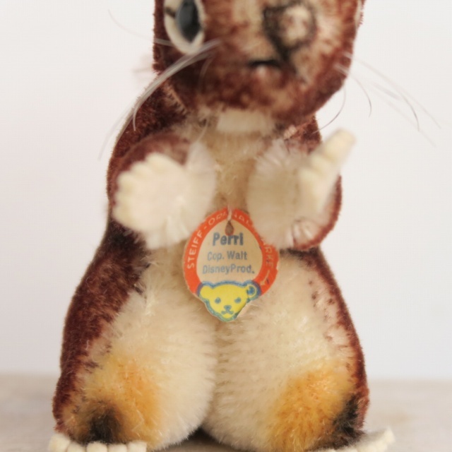 アンティーク シュタイフ ディズニー リスのペリ Steiff Disney Perri 12cmサイズ