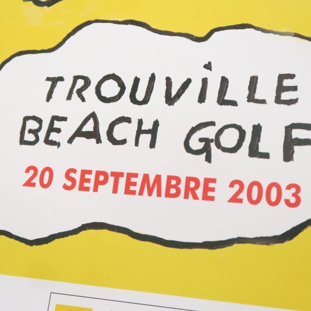 サヴィニャック トゥルーヴィルでビーチゴルフ ポスター Savignac BEACH GOLF DE TROUVILLE