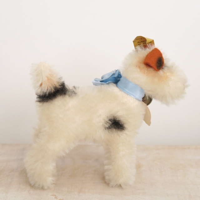 アンティーク シュタイフ ワイヤー フォックス テリア Steiff Foxy 10cmサイズ