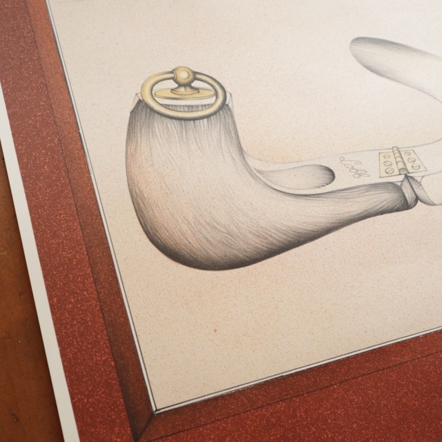 ジョンロブ パリ リトグラフ ビンテージポスター JOHN LOBB PARIS