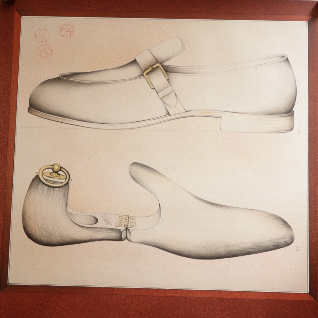 ジョンロブ パリ リトグラフ ビンテージポスター JOHN LOBB PARIS