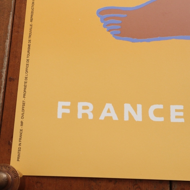 サヴィニャック カルヴァドス オリジナル ポスター Savignac TROUVILLE FRANCE NORMANDIE CALVADOS