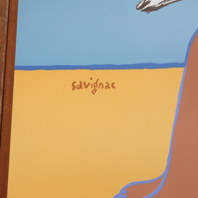 サヴィニャック カルヴァドス オリジナル ポスター Savignac TROUVILLE FRANCE NORMANDIE CALVADOS