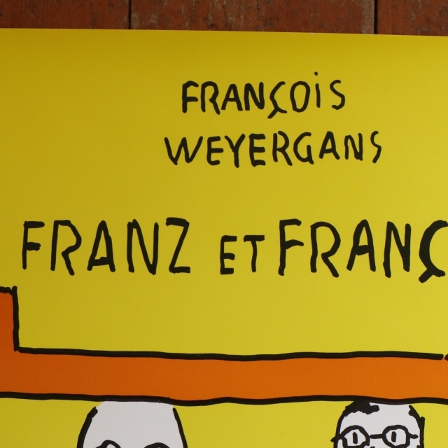 サヴィニャック フランツとフランソワ ビンテージポスター Savignac FRANZ ET FRANCOIS