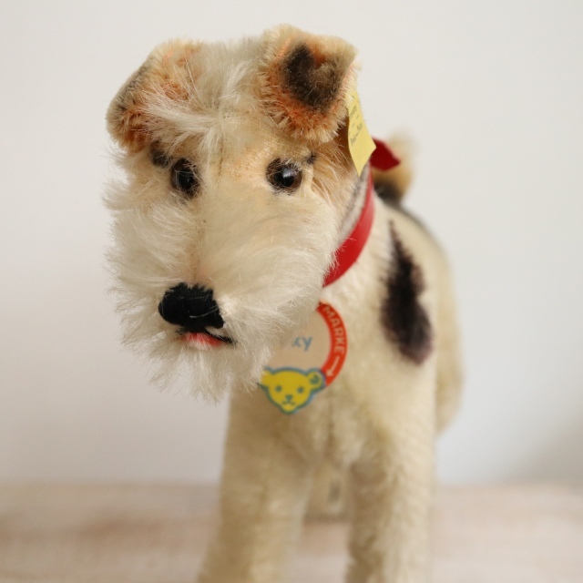 アンティーク シュタイフ ワイヤー フォックス テリア Steiff Foxy  