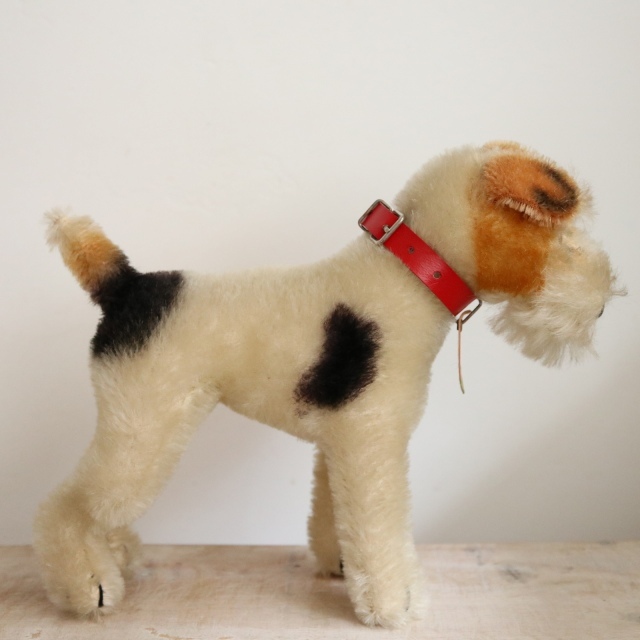 アンティーク シュタイフ ワイヤー フォックス テリア Steiff Foxy 17cm サイズ