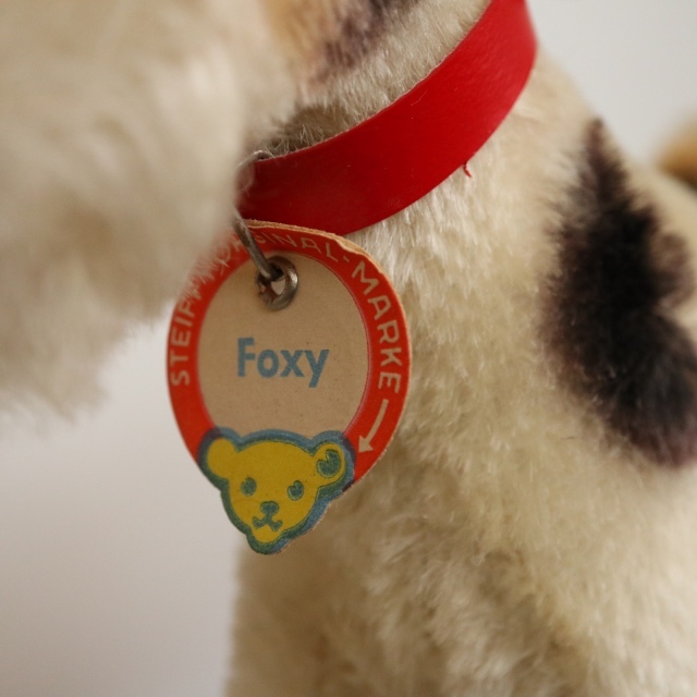 アンティーク シュタイフ ワイヤー フォックス テリア Steiff Foxy 17cm サイズ