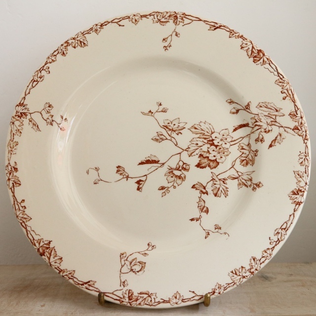 アンティークプレート アンティーク皿 PRINTEMPS フランス  