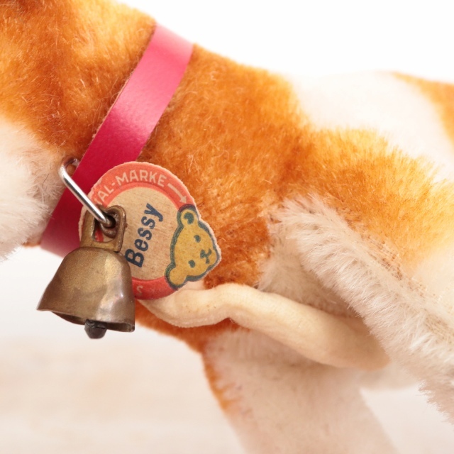 アンティーク シュタイフ 牛 Steiff Bessy 12cm