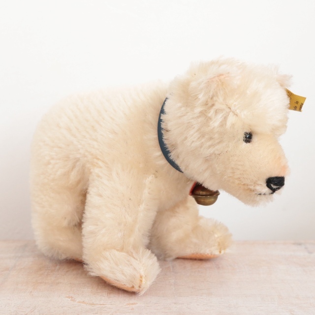 アンティーク シュタイフ シロクマ Steiff Polar Bear 12cm