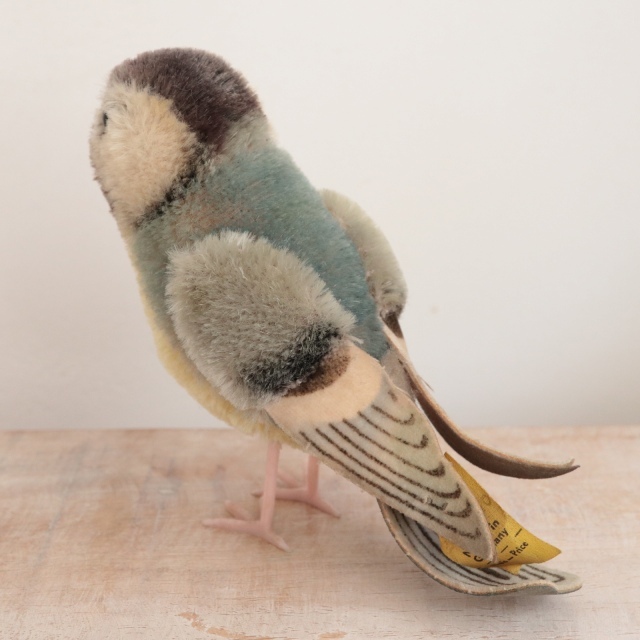 アンティーク シュタイフ シジュウカラ 小鳥 Steiff Meise 10cm