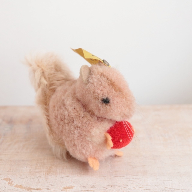 アンティーク シュタイフ リス ウーレン ミニチュア Steiff 5cm
