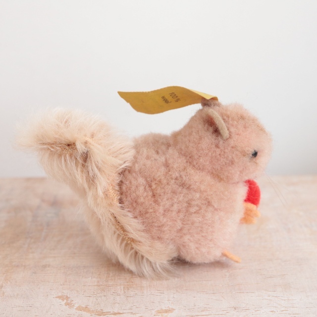 アンティーク シュタイフ リス ウーレン ミニチュア Steiff 5cm