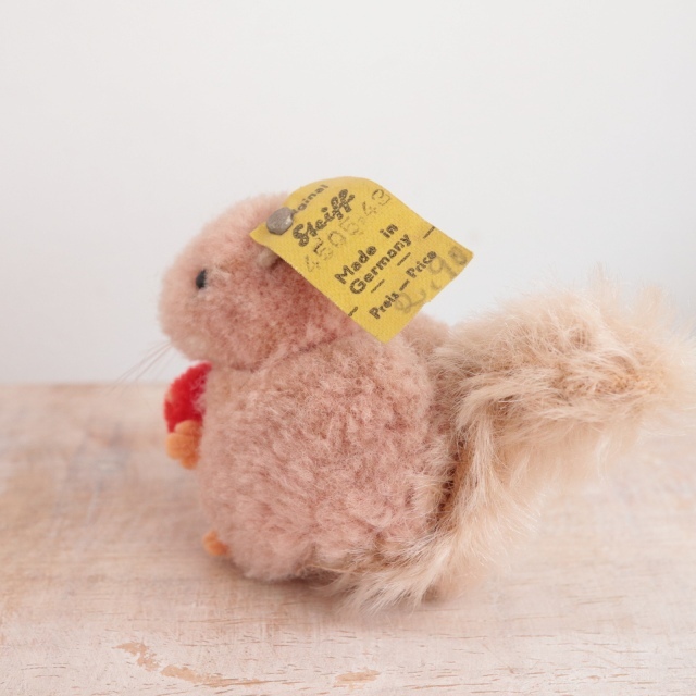 アンティーク シュタイフ リス ウーレン ミニチュア Steiff 5cm