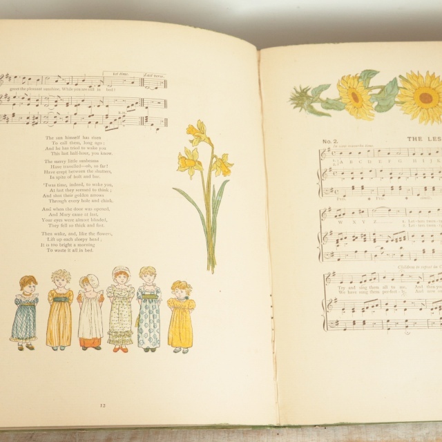 ケイト・グリーナウェイ A DAY IN A CHILD'S LIIFE 初版本  Kate Greenaway