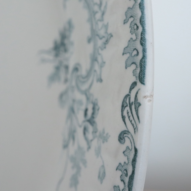 フランスアンティーク　ショワジールロアChoisy Le Roi ディナー皿 フランスアンティーク ショワジールロアChoisy Le Roi ディナー皿