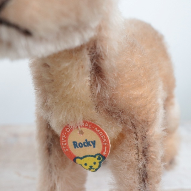 アンティーク シュタイフ 山羊 Steiff Rocky 14cm