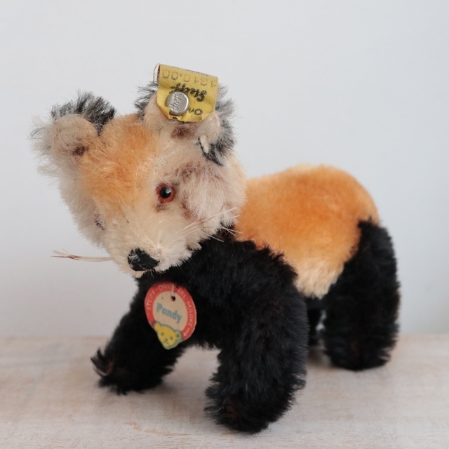 アンティーク シュタイフ レッサーパンダ Steiff Pandy 10cm